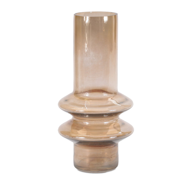 Modern-glass-cylinder-vase-(set-of-2)-Vases
