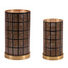 Punched Metal Candle Holder (Set of 2)