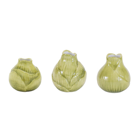 Stone flower bulb vase (set of 6)