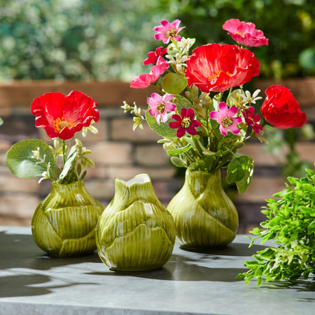 Stone-flower-bulb-vase-(set-of-6)-Vases