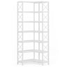 7 Tier Corner Bookshelf Storage Unit for Living Room