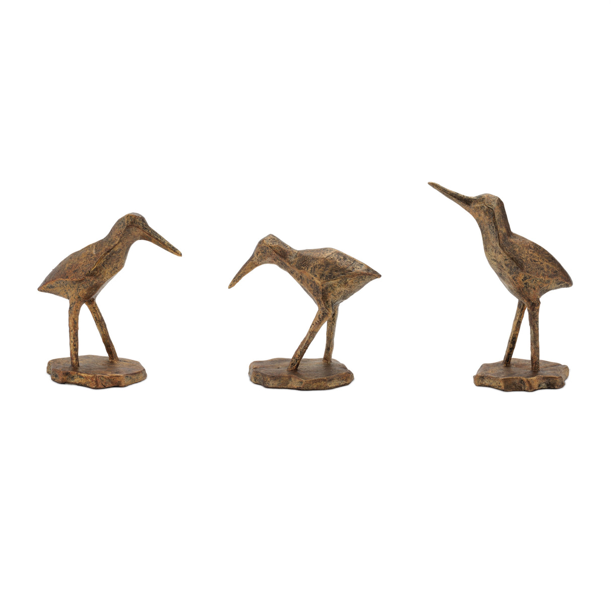 Modern sea bird figurine (set of 3)