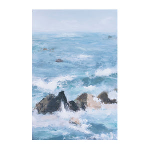Sea scape canvas wall art (set of 2)