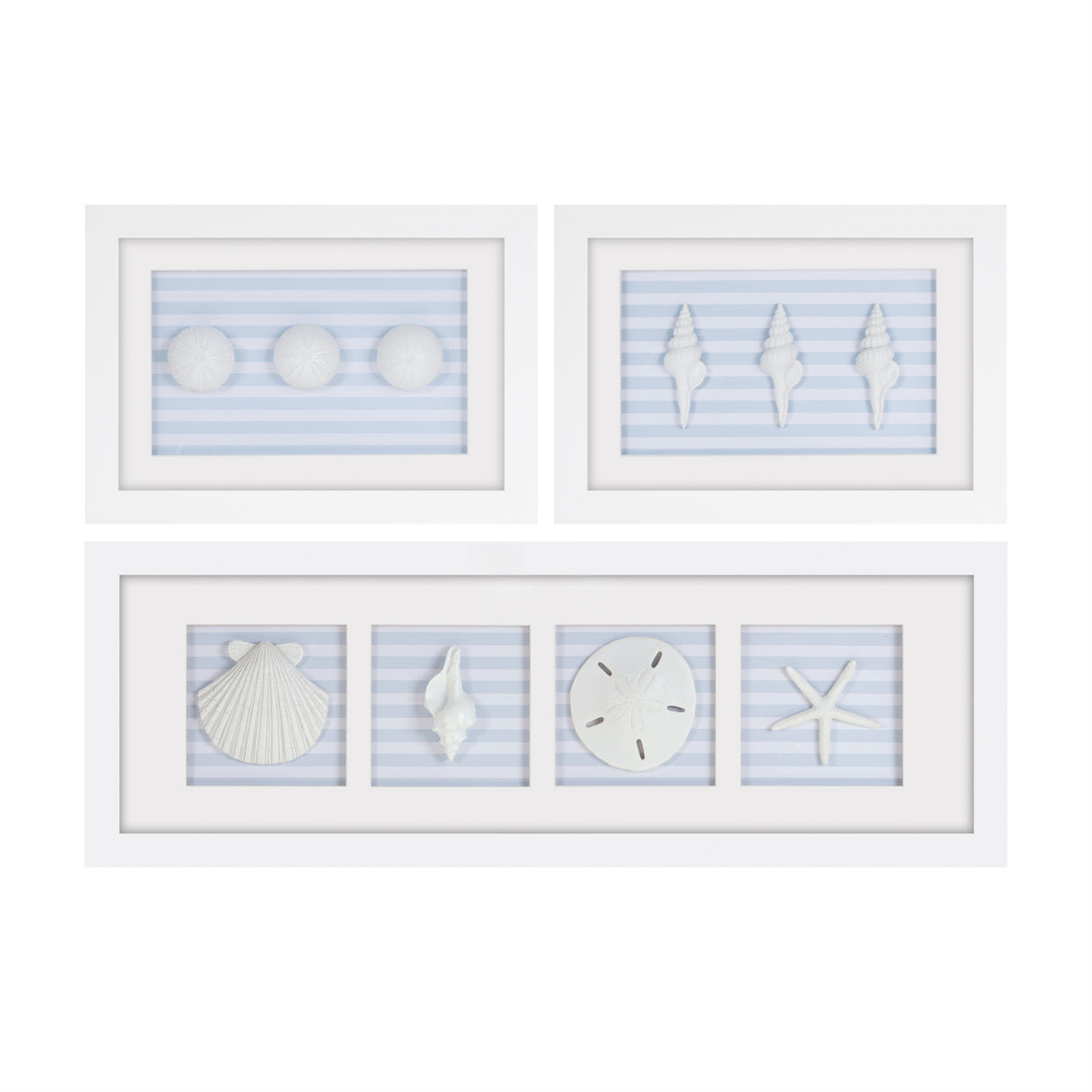 Framed-beach-wall-plaque-(set-of-3)-Wall-Art