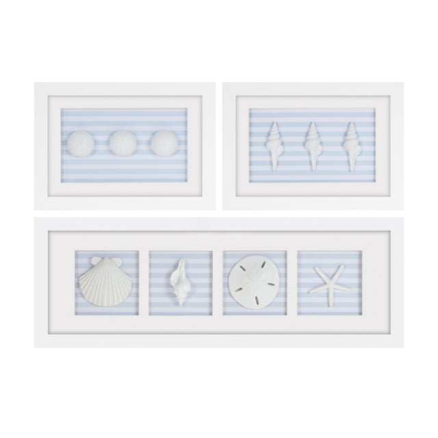 Framed-beach-wall-plaque-(set-of-3)-Wall-Art
