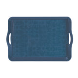 Abstract geometric print tray 17"l