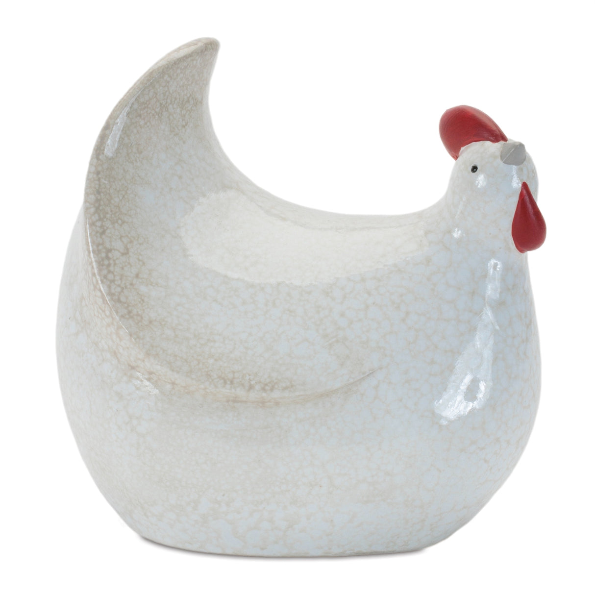 Terra cotta chicken décor (set of 4)