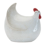Terra cotta chicken décor (set of 4)