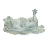 Laying frog figurine (set of 4)
