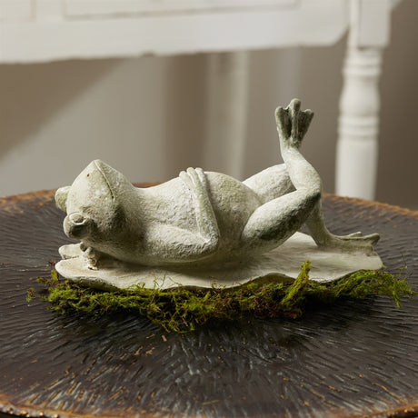 Laying frog figurine (set of 4)