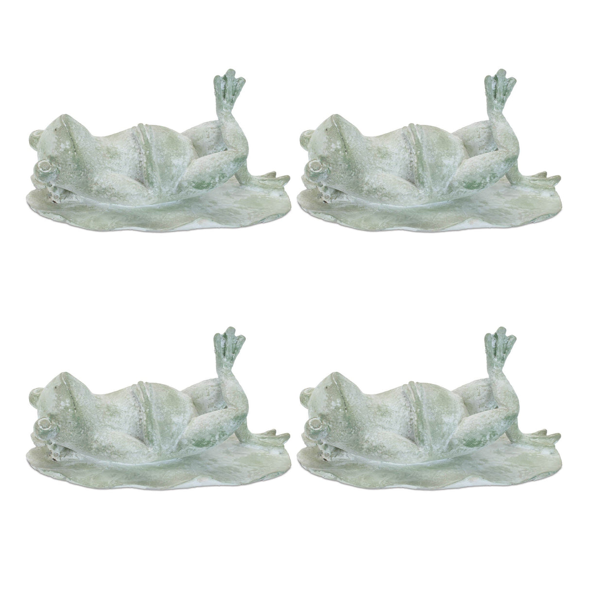 Laying Frog Figurine (Set of 4)