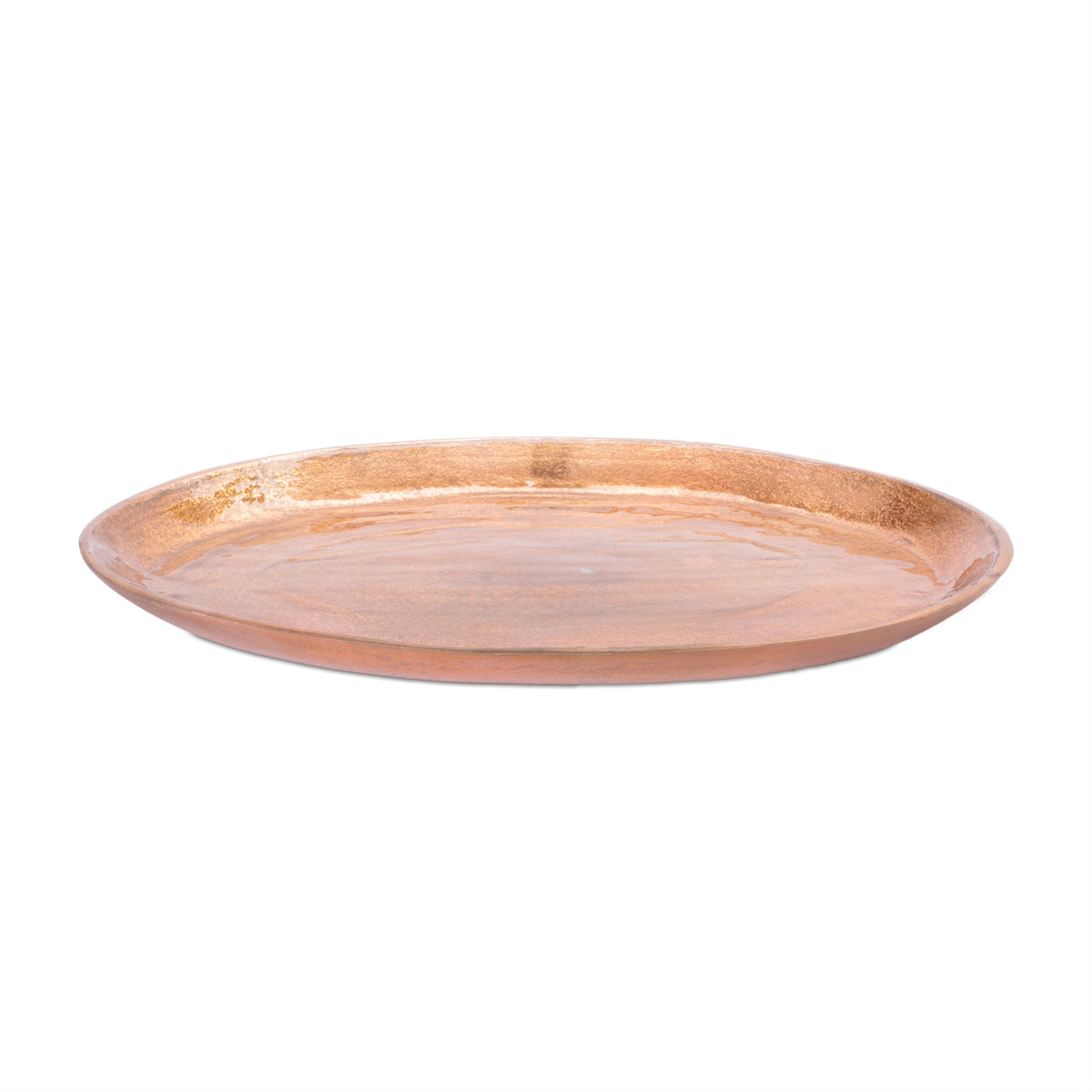 Metallic aluminum tray 16.25"d