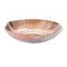 Metallic aluminum bowl 13.75"d