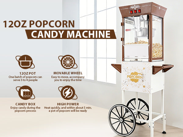 12oz Retro Popcorn Machine
