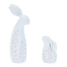 Etched bunny figurine (set of 2)
