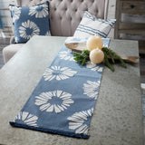 Modern floral table runner 72"l