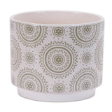 Stone Floral Patterned Planter (Set of 3)