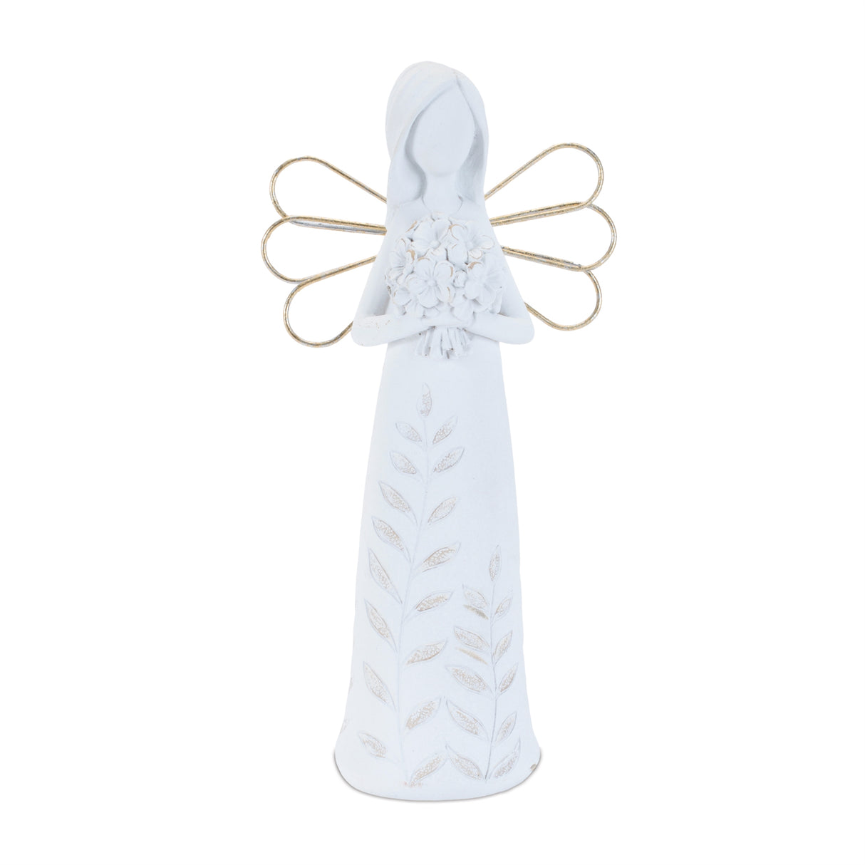 Etched angel figurine (set of 2)