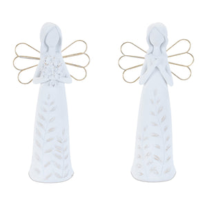 Etched Angel Figurine (Set of 4)
