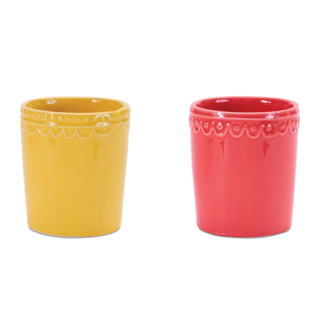 Stoneware-bud-vase-(set-of-2)-Vases