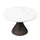 Marble-pedestal-tray-with-wood-base-(set-of-2)-Decorative-Objects