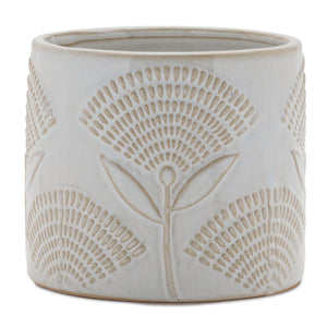 Porcelain Floral Patterned Planter (Set of 2)