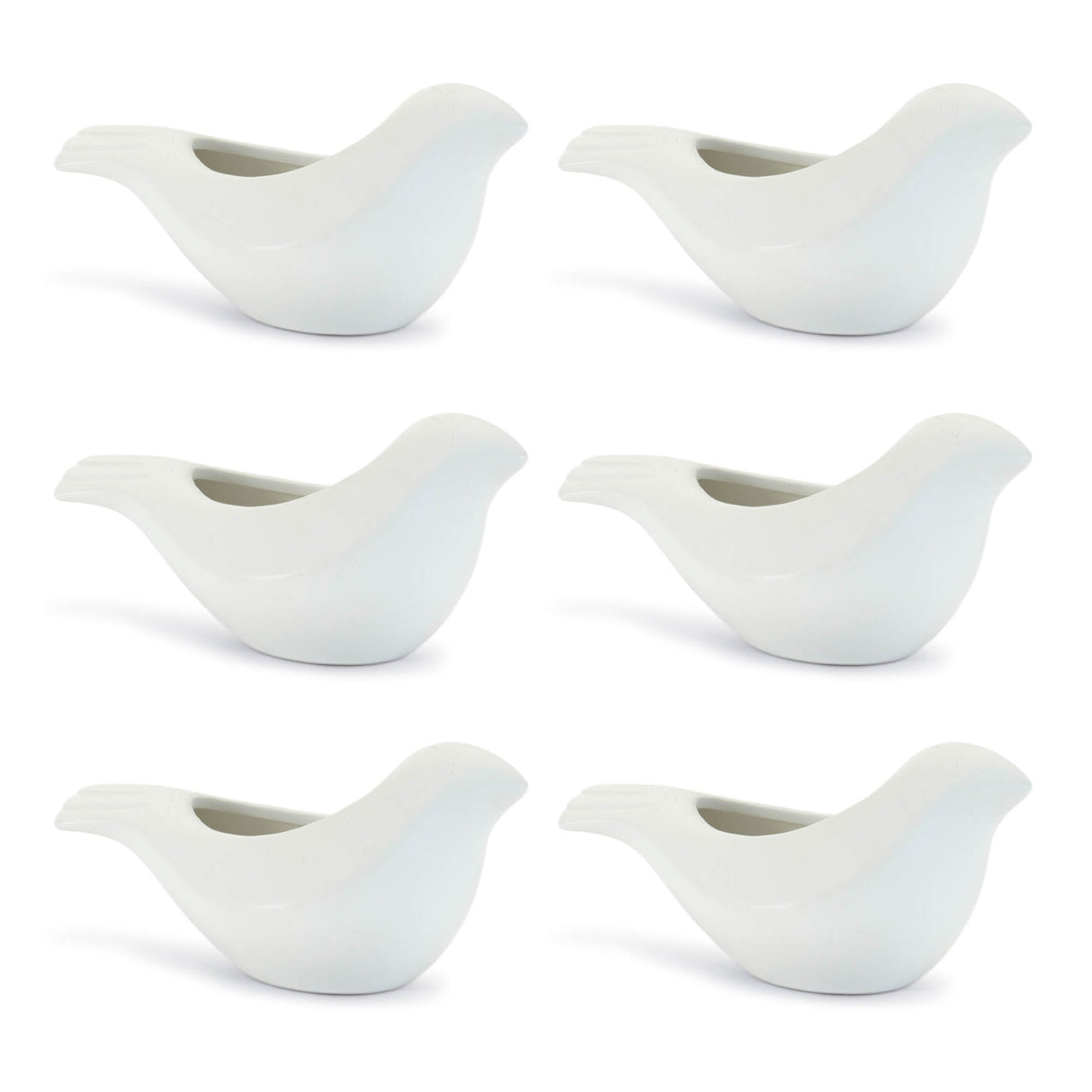 Ceramic Bird Planter (Set of 6)
