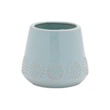 Ceramic Starburst Pattern Planter (Set of 2)