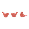 Ceramic floral bird figurine (set of 6)