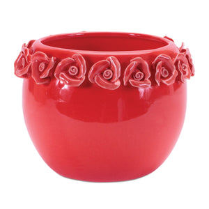 Storeware Bud Vase with Floral Accent (Set 2)