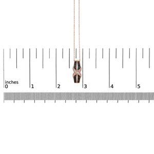 10K Rose Gold 1/4 Cttw White and Chocolate Brown Diamond Infinity Twist Pendant Necklace (I-J Color, I1-I2 Clarity)