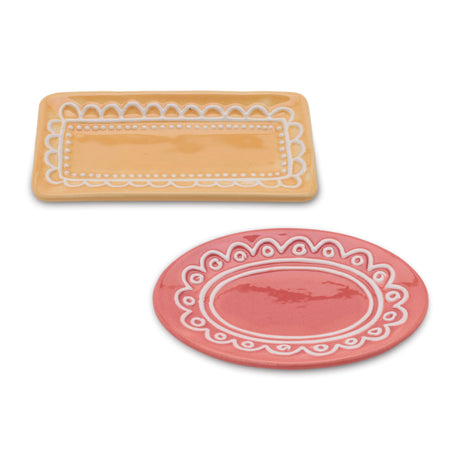 Ceramic trinket dish (set of 12)