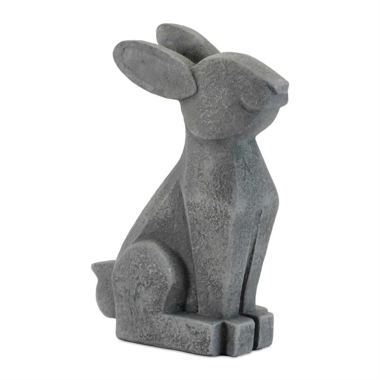 Modern sitting bunny figurine (set of 2)
