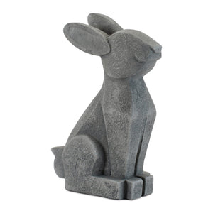 Modern Sitting Bunny Figurine Set of 2