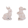 Distressed mini bunny figurine (set of 12)
