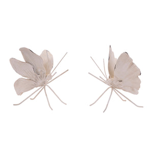 Flower-petal-butterfly-shelf-sitter-(set-of-2)-Decorative-Objects