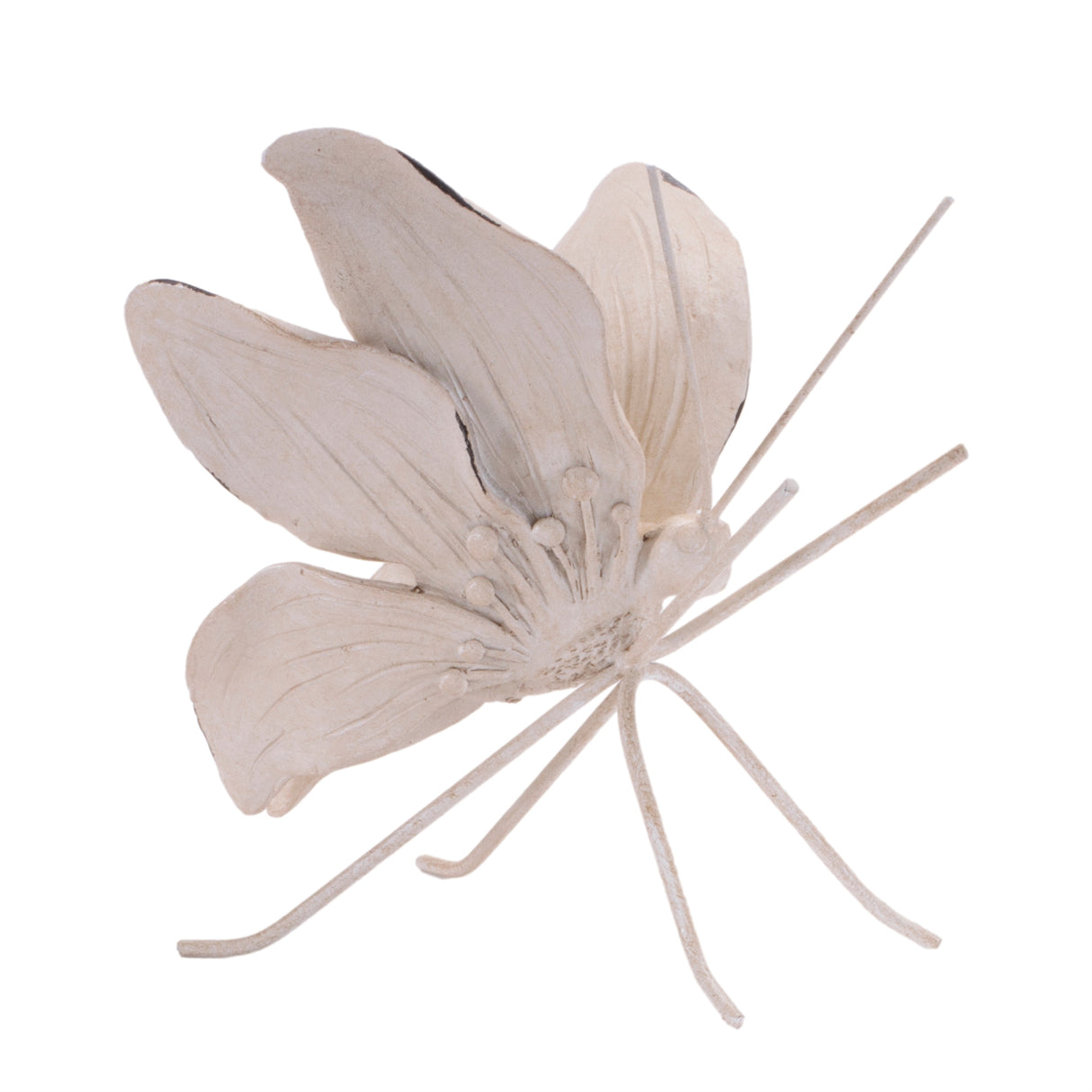 Flower petal butterfly shelf sitter (set of 2)