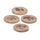 Mushroom-etched-mango-wood-coaster-(set-of-4)-Decorative-Objects