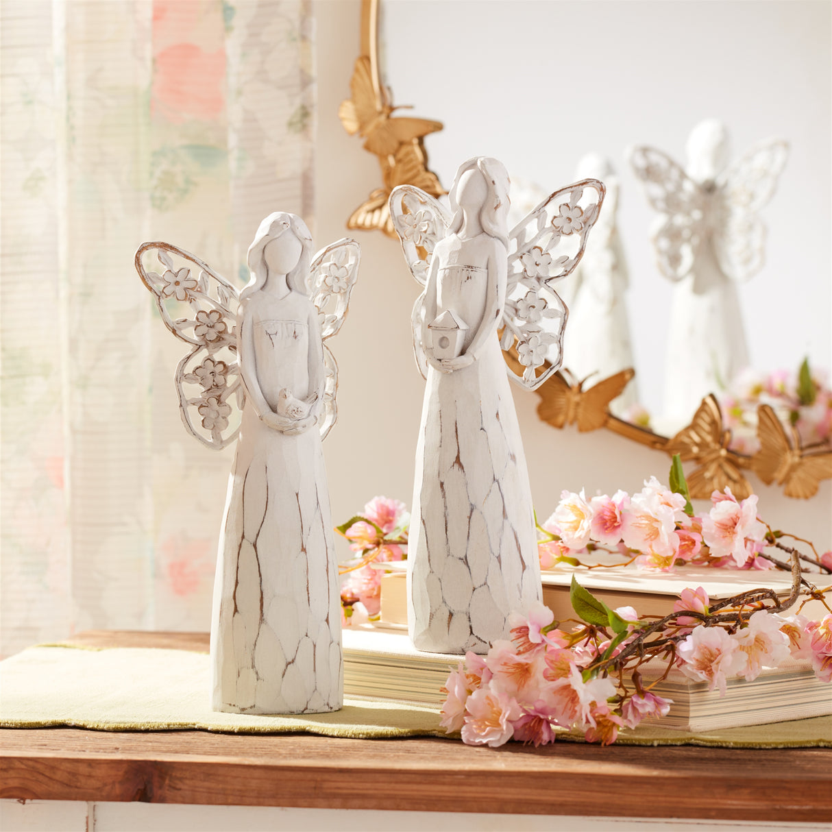Butterfly wing angel figurine (set of 4)