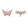 Floral-etched-butterfly-and-dragonly-shelf-sitter-(set-of-4)-Decorative-Objects