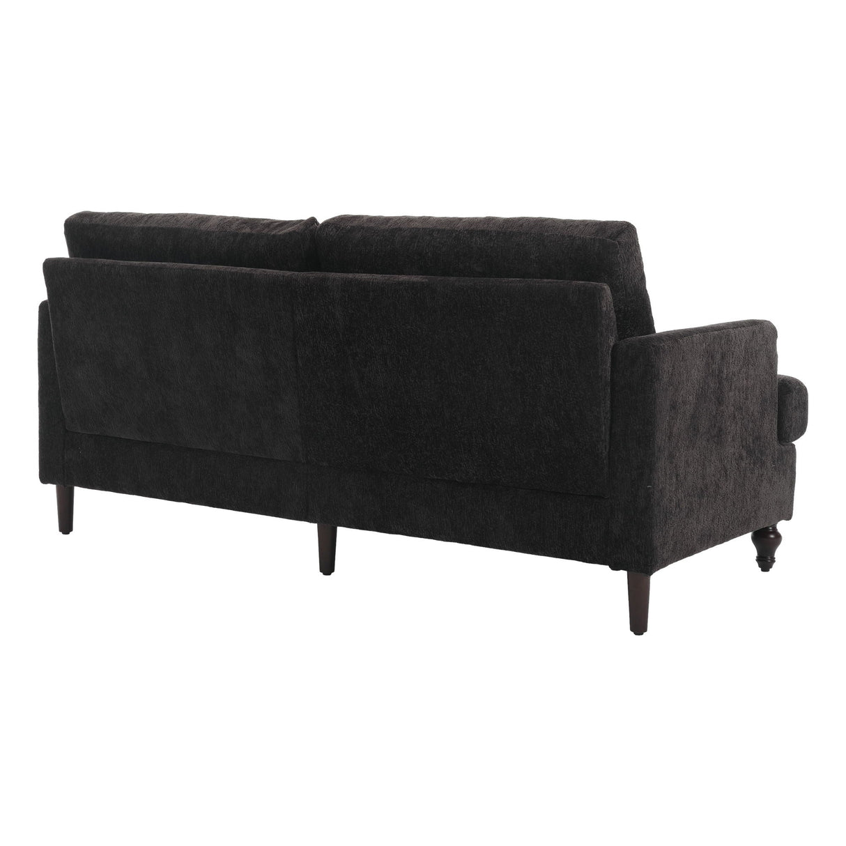 Mid Century Modern Fabric Loveseat Sofa, 2 Seat Upholstered Couch