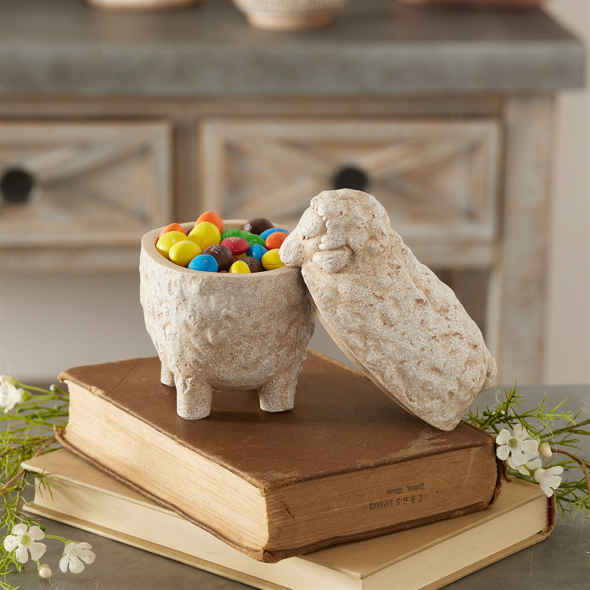 Decorative sheep box (set of 4)