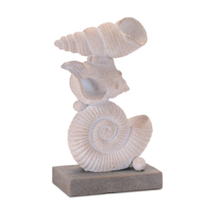 Shell Stack Figurines (Set of 2)