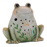 Terra cotta frog and snail décor (set of 3)
