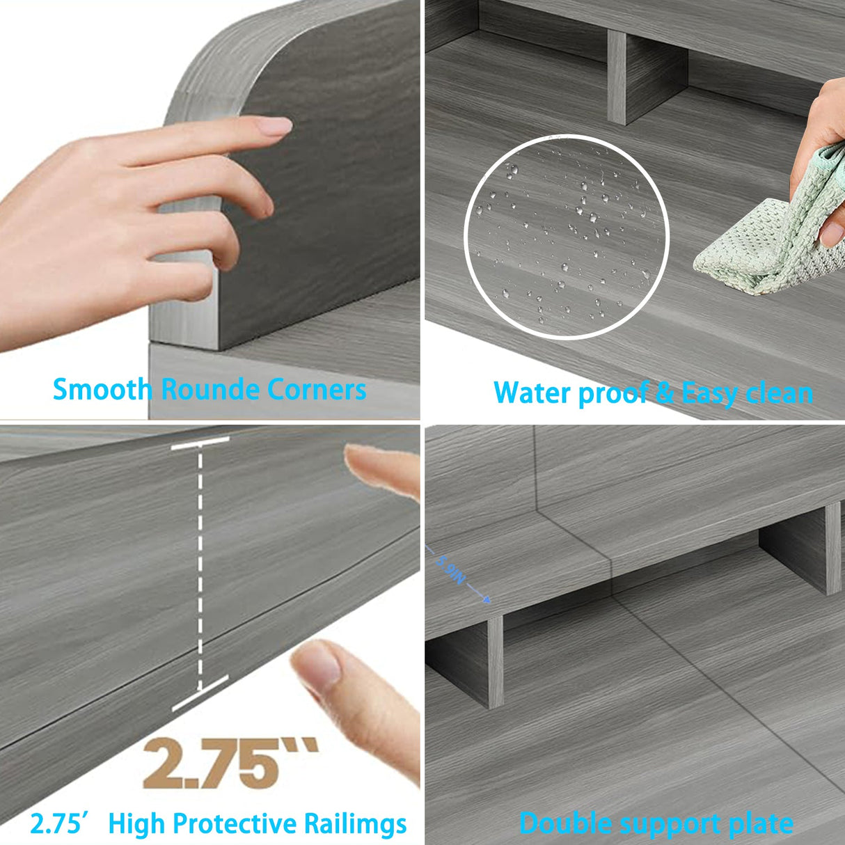 Washer Dryer Countertop with Non-slip Pads