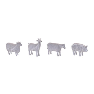 Distressed-Farm-Animal-Figurine-(Set-of-4)-Figurines