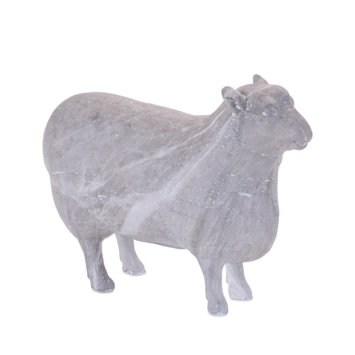 Distressed farm animal figurine (set of 2)