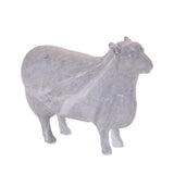 Distressed farm animal figurine (set of 2)