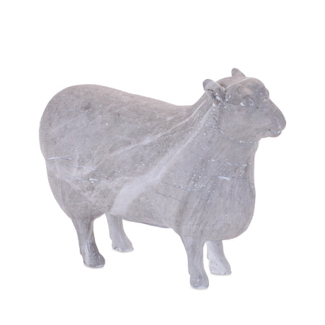 Distressed farm animal figurine (set of 2)