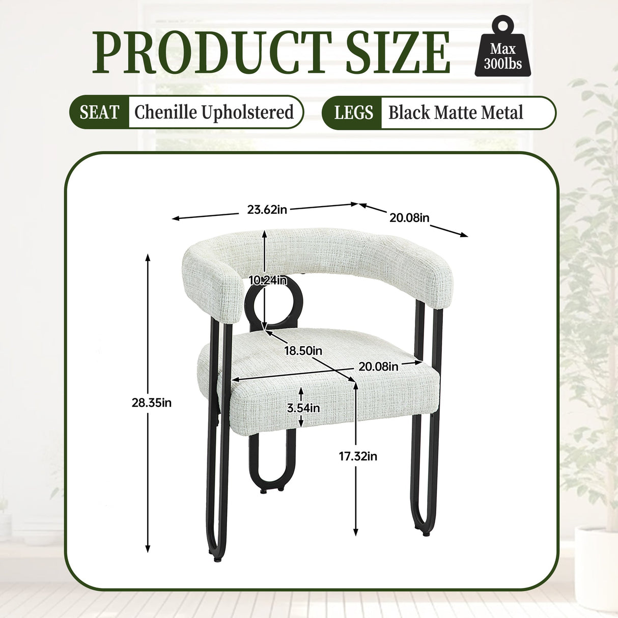 House hold contemporary designed upholstered accent/dining chair/barrel side chairs set of 2